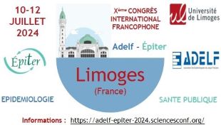 Banner Xème Congrès International Francophone d’Epidémiologie Adelf-Epiter