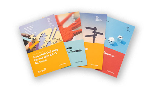 A handful of Medical Handbooks for patients