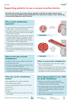 Preview of Summary Sheet 'Supporting Patients to Use a Vacuum Erection Device'