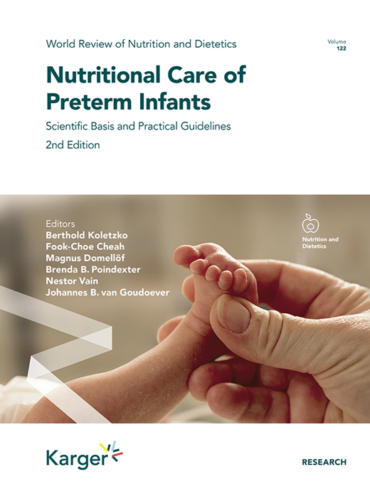 Cover Nutritional Care of Preterm Infants