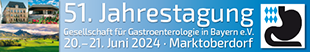 Banner 51. Jahrestagung der Gesellschaft für Gastroenterologie in Bayern e.V.