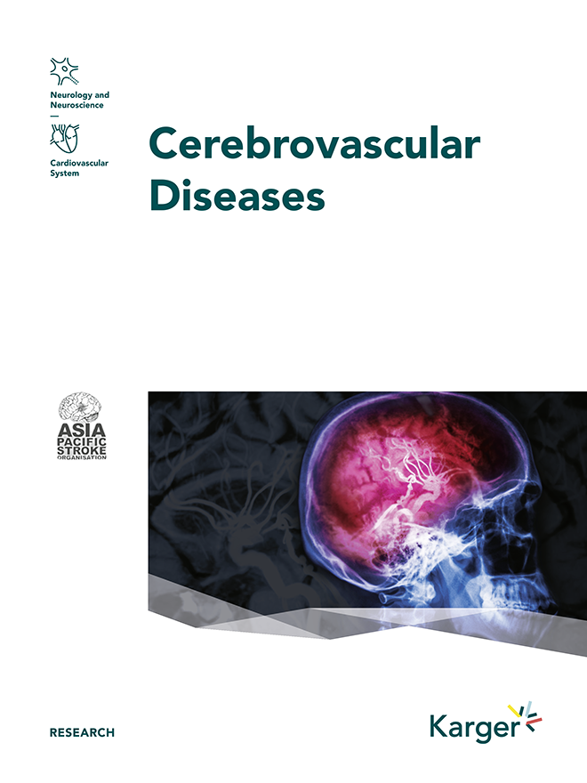 Cover Cerebrovascular Diseases