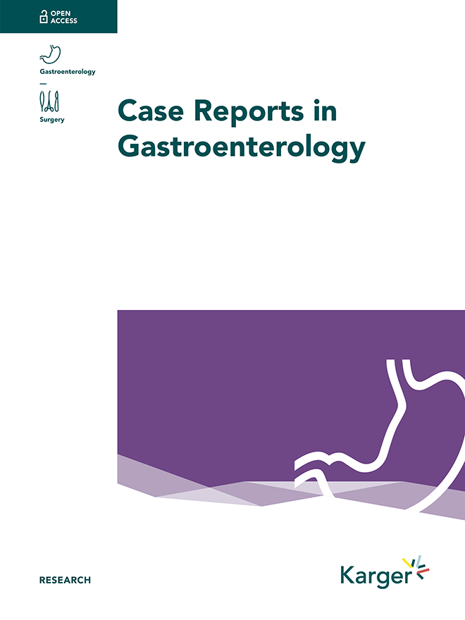 Cover of the journal Case Reports in Gastroenterology