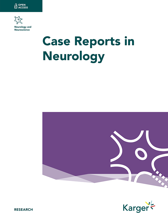 Cover: Case Reports in Neurology