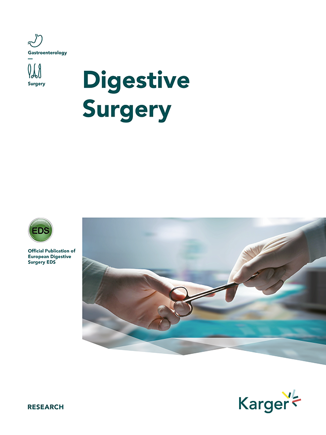 Cover of the journal Digestive Surgery