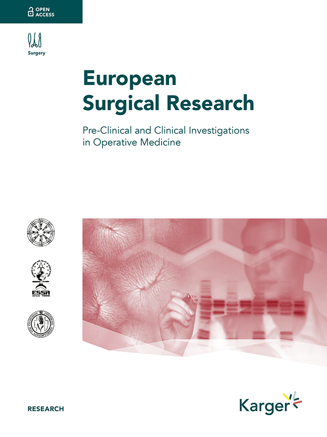 Cover European Surgical Research