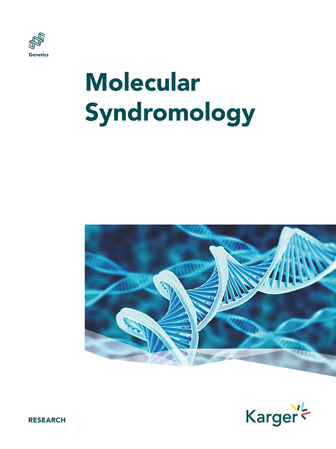 Cover Molecular Syndromology