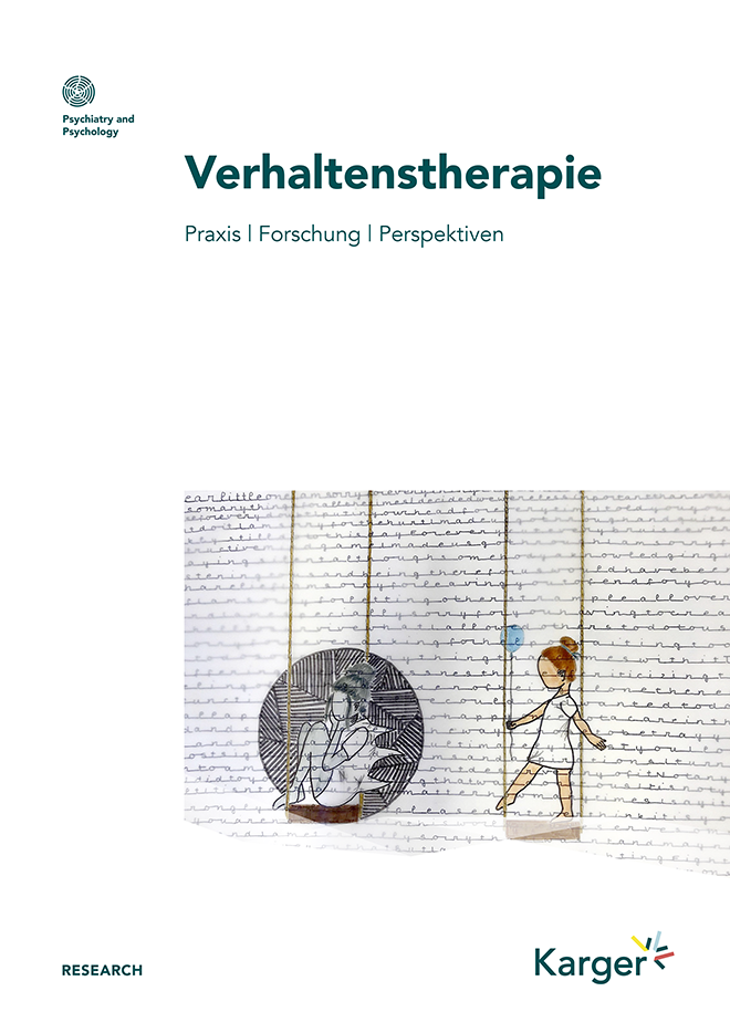 Cover Verhaltenstherapie